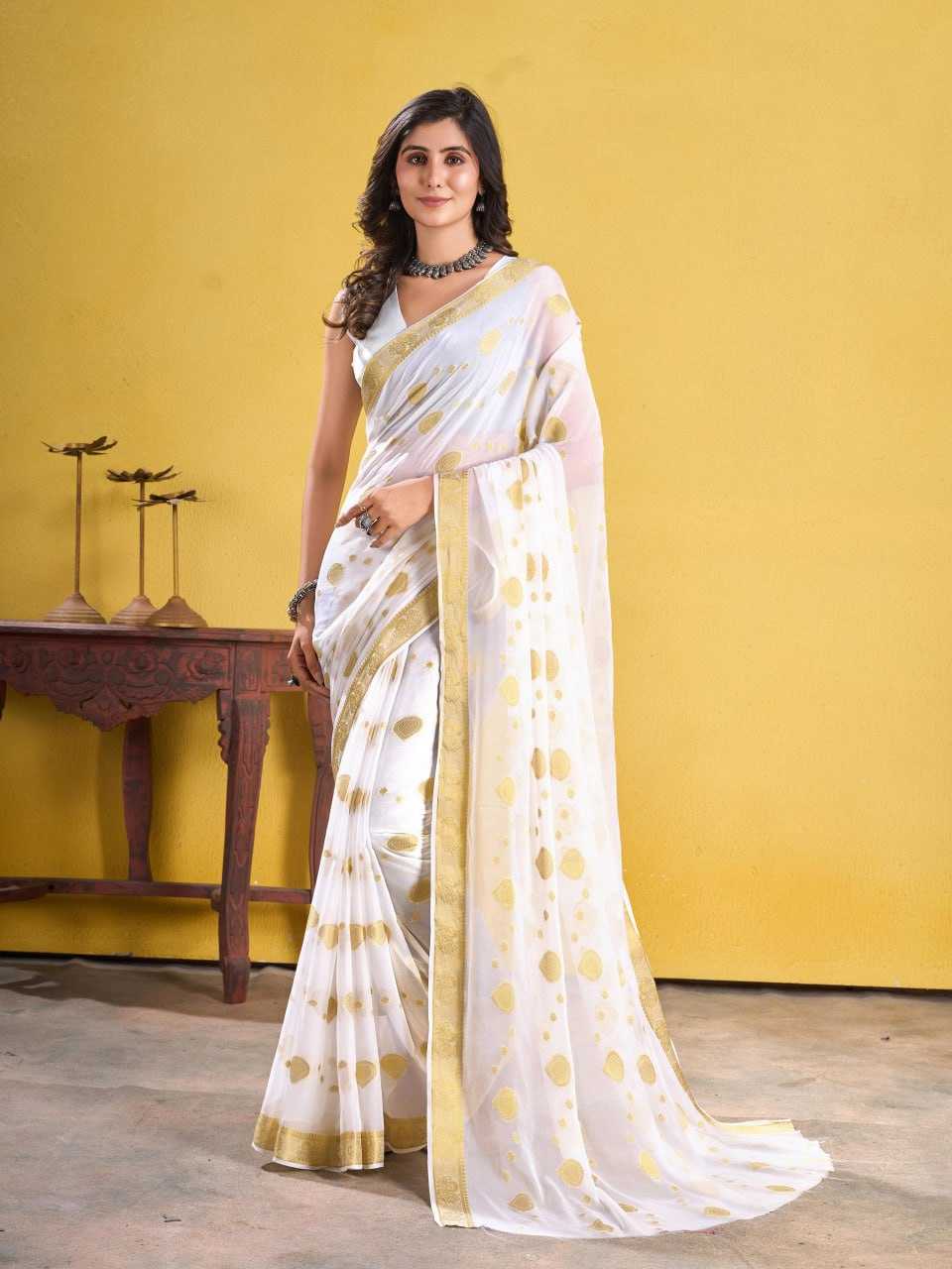 YNF CHIFFON MDR NAZIM WHOLESALE SAREES MANUFACTURER